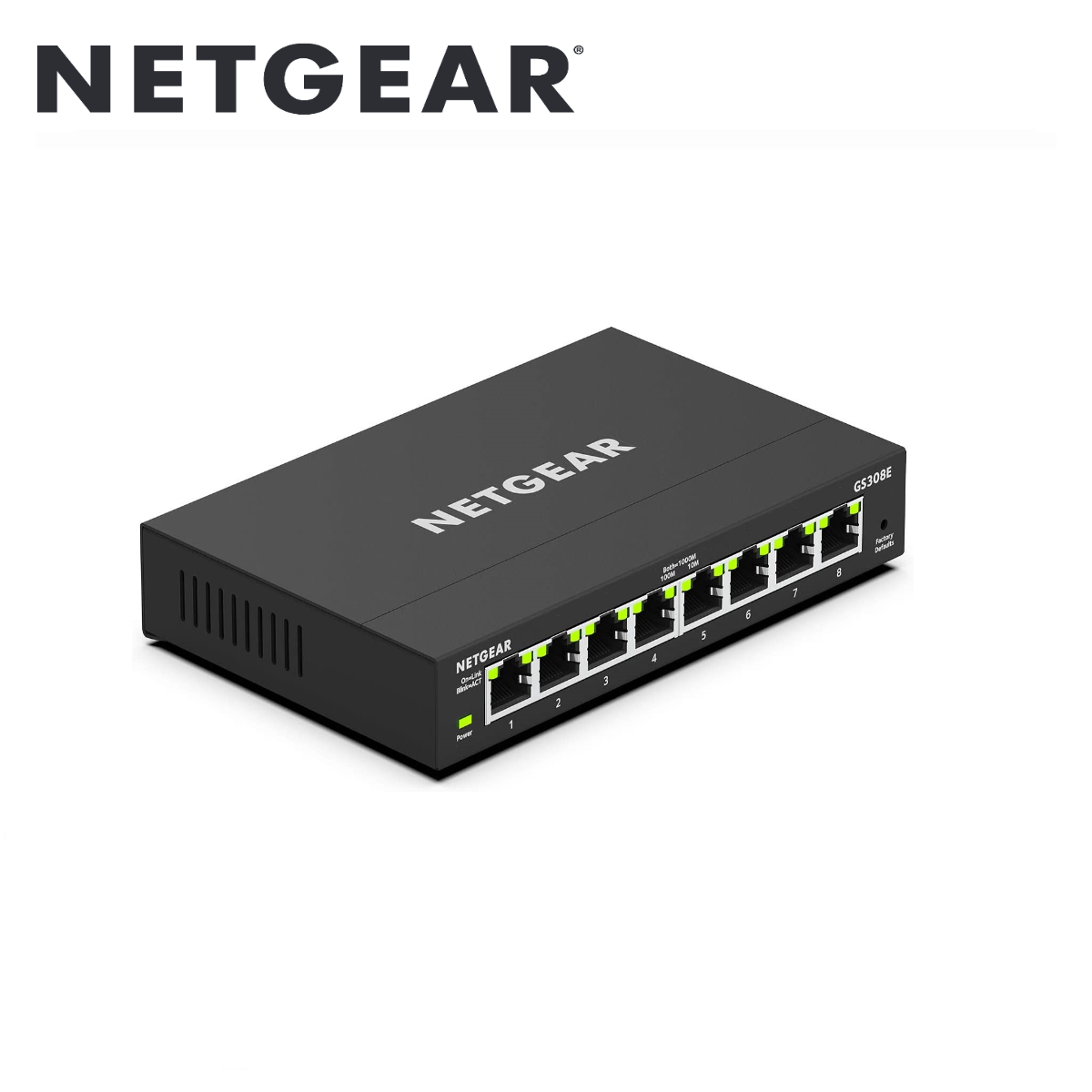 8-Port Gigabit Ethernet Plus Switch(GS308E-100UKS)