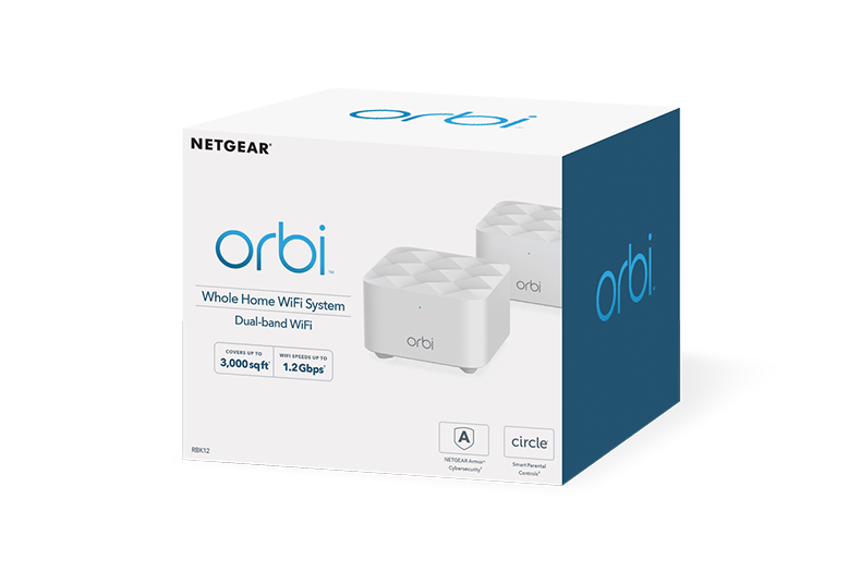 Orbi Dual-band AC1200 Mesh WiFi System (RBK12)