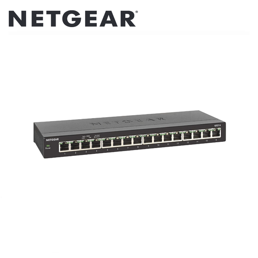 16-Port Gigabit Ethernet Unmanaged Switch(GS316-100PES)