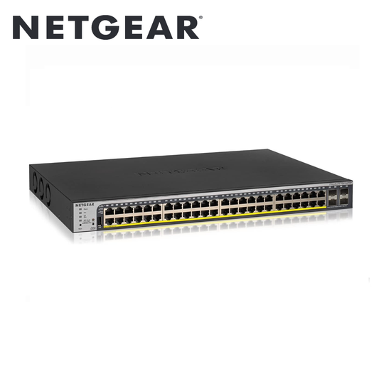 48-PORT GIGABIT POE+ SMART MANAGED PRO SWITCH WITH 4 SFP PORTS(GS752TPP-100AJS)
