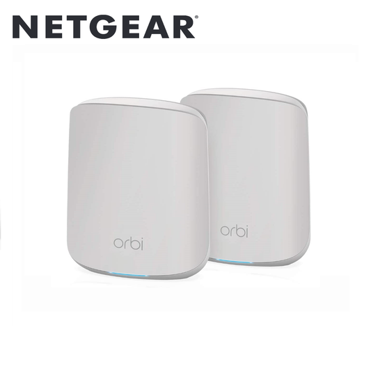 Orbi Dual-Band WiFi 6 Mesh System, 1.8Gbps, Router + 1 Satellite(RBK352-100EUS)