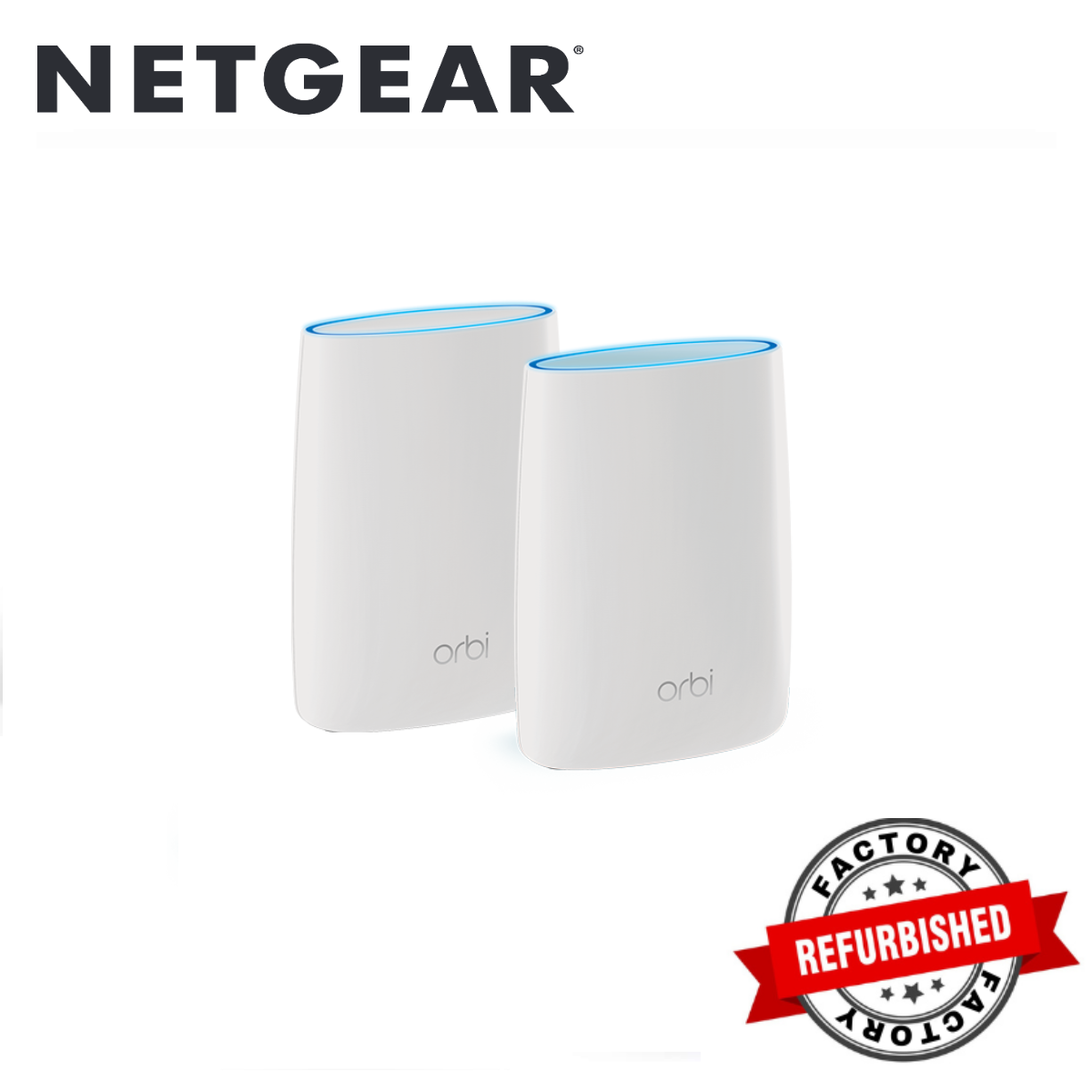 Orbi 3gb Router Orbi Tri-band Mesh WiFi System, 3Gbps, Router + 1 Satellite-Factory Re ...